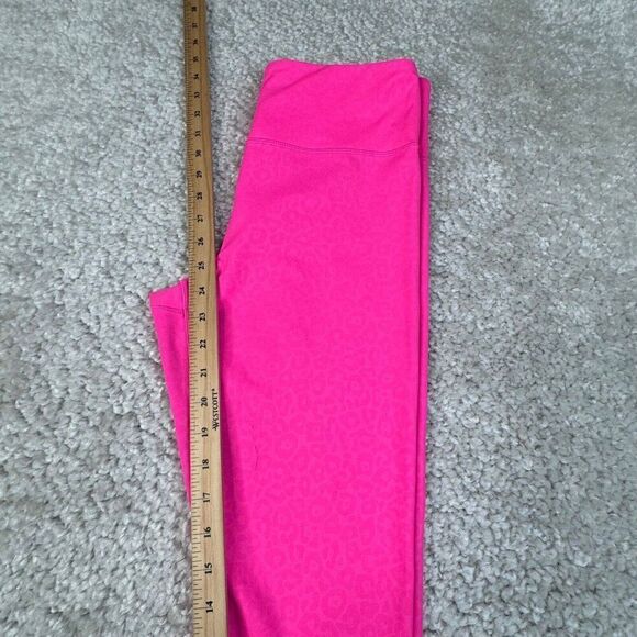 Zyia Hot Pink Leopard Light N Tight Hi Rise 7/8 Legging - Picture 11 of 11